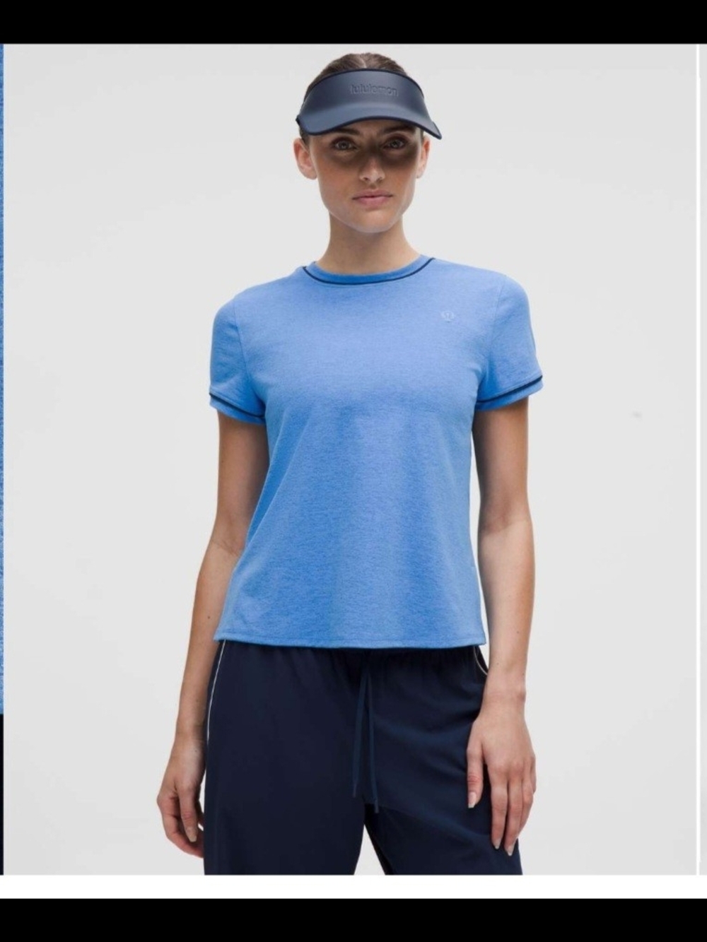 Lululemon Crewneck Tennis Short-Sleeve Shirt💙Pool Party / Club Blue
